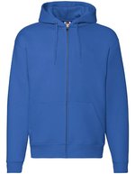 Fruit of the Loom Premium Kapuzen Sweatjacke mit Taschen, Black S, F401 – Bleu royal