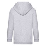 Fruit of the Loom Sweatjacke mit doppelter Kapuze für Kinder, Black 116, F401K – Bild 4