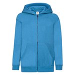 Fruit of the Loom Kapuzenjacke für Kinder, Baumwoll-Polyester-Mix, Azure Blue 116, F401NK – Bild 3