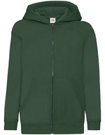 Fruit of the Loom Kapuzenjacke für Kinder, Baumwoll-Polyester-Mix – Bottle Green