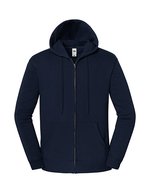 Iconic Premium Hooded Sweat Jacket – Deep Navy