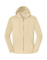 Iconic Premium Hooded Sweat Jacket – Desert Sand