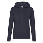 Fruit of the Loom Kapuzensweatshirt Slim Fit Baumwollmix für Damen, Azure Blue XS, F409 – Bild 3
