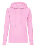 Fruit of the Loom Kapuzensweatshirt Slim Fit Baumwollmix für Damen, Azure Blue XL, F409 – Light Pink