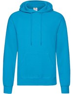 Fruit of the Loom Classic Kapuzenpullover mit Kängurutasche, Azure Blue S, F421 – Bild 2