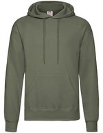 Fruit of the Loom Classic Kapuzenpullover mit Kängurutasche, Azure Blue S, F421 – Classic Olive