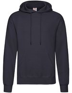 Fruit of the Loom Classic Kapuzenpullover mit Kängurutasche, Azure Blue S, F421 – Deep Navy