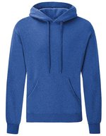 Fruit of the Loom Classic Kapuzenpullover mit Kängurutasche, Azure Blue S, F421 – Heather Royal