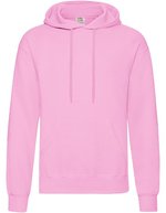 Fruit of the Loom Classic Kapuzenpullover mit Kängurutasche, Azure Blue S, F421 – Light Pink