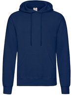 Fruit of the Loom Classic Kapuzenpullover mit Kängurutasche, Azure Blue S, F421 – Navy