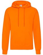 Fruit of the Loom Classic Kapuzenpullover mit Kängurutasche, Azure Blue S, F421 – Orange