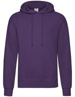 Fruit of the Loom Classic Kapuzenpullover mit Kängurutasche, Azure Blue S, F421 – Purple