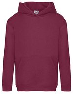 Fruit of the Loom Premium Kapuzenpullover mit Tasche für Kinder – Burgundy