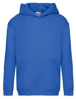 Fruit of the Loom Premium Kapuzenpullover mit Tasche für Kinder, Black 116, F421K – Blu reale