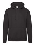 Fruit of the Loom Premium Kapuzensweat mit Kängurutasche, Black S, F421N – Bild 2