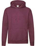 Fruit of the Loom Premium Kapuzensweat mit Kängurutasche, Black S, F421N – Borgogna