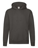 Fruit of the Loom Premium Kapuzensweat mit Kängurutasche, Black S, F421N – Antracite (Unito)