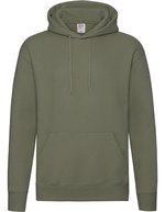 Fruit of the Loom Premium Kapuzensweat mit Kängurutasche, Black S, F421N – Classico Oliva