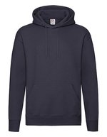 Fruit of the Loom Premium Kapuzensweat mit Kängurutasche, Black S, F421N – Profondo Blu navy