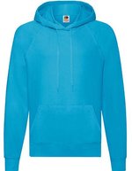 Fruit of the Loom Leichtes Hoodie mit Raglan-Ärmeln – Azure Blue