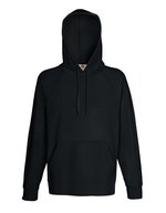 Fruit of the Loom Leichtes Hoodie mit Raglan-Ärmeln – Black