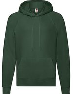 Fruit of the Loom Leichtes Hoodie mit Raglan-Ärmeln – Bottle Green
