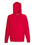 Fruit of the Loom Leichtes Hoodie mit Raglan-Ärmeln, Black S, F430 – Rouge