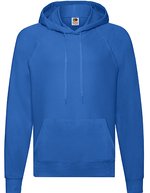 Fruit of the Loom Leichtes Hoodie mit Raglan-Ärmeln, Black S, F430 – Bleu royal