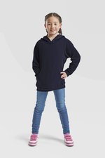 Fruit of the Loom Leichter Kinder Hoodie mit Raglan-Ärmeln, Black 116, F430K – Bild 1