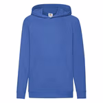 Fruit of the Loom Leichter Kinder Hoodie mit Raglan-Ärmeln, Black 116, F430K – Bild 3
