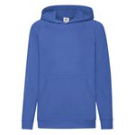 Fruit of the Loom Leichter Kinder Hoodie mit Raglan-Ärmeln, Black 116, F430K – Bild 3