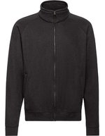 Fruit of the Loom Classic Sweatjacke mit Stehkragen, Black S, F457N – Bild 2