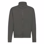 Fruit of the Loom Veste Sweat Classique avec Col Officier, Light Graphite (Solid) S, F457N – image 3