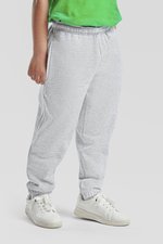 Fruit of the Loom Jog Pants mit elastischen Bündchen für Kinder, Black 140, F480K – Bild 1