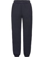 Fruit of the Loom Jog Pants mit elastischen Bündchen für Kinder, Black 140, F480K – Deep Navy
