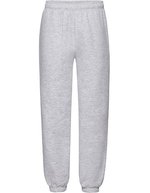 Fruit of the Loom Jog Pants mit elastischen Bündchen für Kinder, Black 140, F480K – Heather Grey