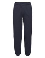 Fruit of the Loom Premium Jogginghose mit elastischen Bündchen, Black S, F480N – Profondo Blu navy