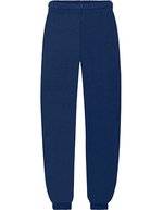 Fruit of the Loom Jogginghose mit elastischen Bündchen für Kinder, Black 116, F480NK – Marine
