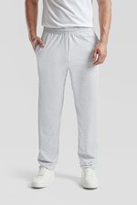 Fruit of the Loom Leichte Jogginghose mit offenem Saum, Black S, F490 – Bild 1