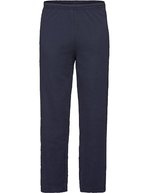 Fruit of the Loom Leichte Jogginghose mit offenem Saum, Black S, F490 – Profondo Blu navy