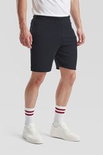 Fruit of the Loom Leichte Sweat-Shorts mit Kordelzug, Black S, F495 – Bild 1