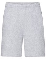 Fruit of the Loom Leichte Sweat-Shorts mit Kordelzug, Black S, F495 – Melange Grigio