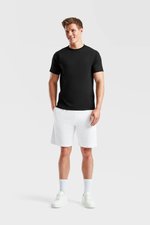 Fruit of the Loom Baumwoll Jersey Shorts mit Kordelbund, Black S, F496 – Bild 1