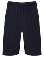 Fruit of the Loom Baumwoll Jersey Shorts mit Kordelbund, Black S, F496 – Profond Marine