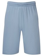 Fruit of the Loom Baumwoll Jersey Shorts mit Kordelbund, Black S, F496 – Mineral Bleu