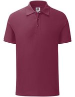 Fruit of the Loom 65/35 Piqué Polo mit Ripp-Kragen, Sky Blue XXL, F502 – Borgogna