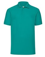 Fruit of the Loom 65/35 Piqué Polo mit Ripp-Kragen, Sky Blue XXL, F502 – Smeraldo