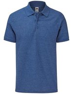 Fruit of the Loom 65/35 Piqué Polo mit Ripp-Kragen, Sky Blue XXL, F502 – Melange Reale