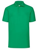 Fruit of the Loom 65/35 Piqué Polo mit Ripp-Kragen, Sky Blue XXL, F502 – Verde kelly
