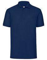 Fruit of the Loom 65/35 Piqué Polo mit Ripp-Kragen, Sky Blue XXL, F502 – Blu navy